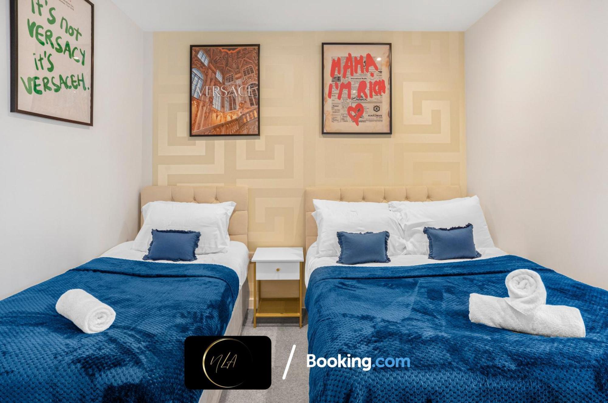 City Centre Apartment With Free Parking, 2 Bathrooms, Netflix And Wifi - Suitable For Contractors And Families - By Noor Luxury Accommodations Birmingham Dış mekan fotoğraf