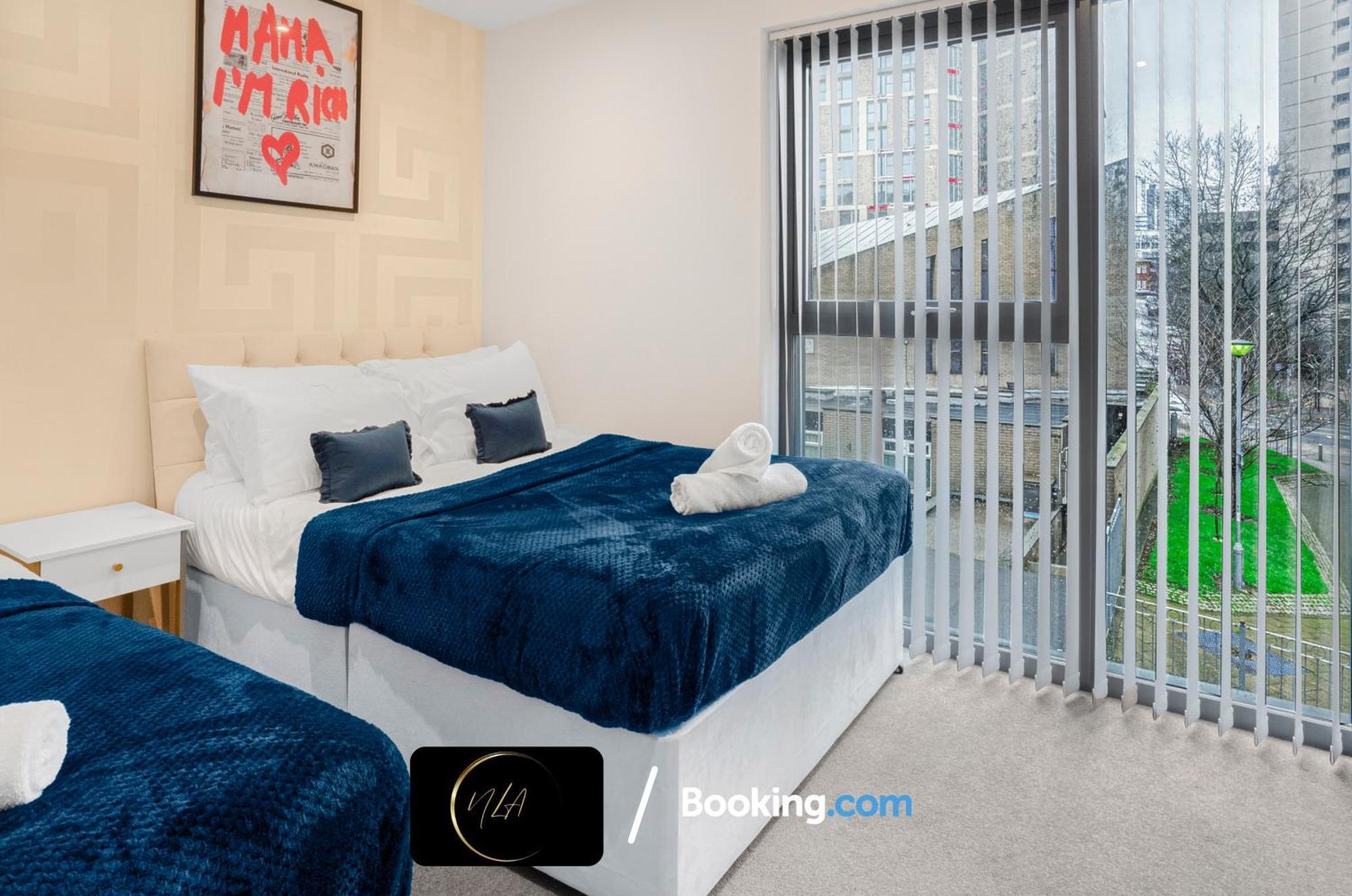 City Centre Apartment With Free Parking, 2 Bathrooms, Netflix And Wifi - Suitable For Contractors And Families - By Noor Luxury Accommodations Birmingham Dış mekan fotoğraf