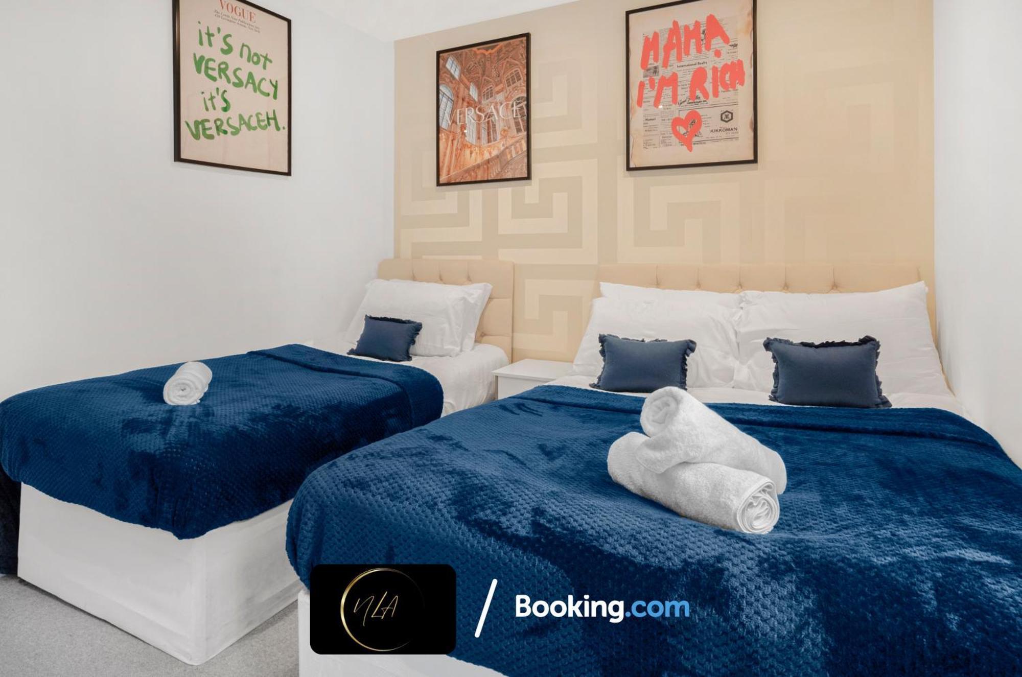 City Centre Apartment With Free Parking, 2 Bathrooms, Netflix And Wifi - Suitable For Contractors And Families - By Noor Luxury Accommodations Birmingham Dış mekan fotoğraf