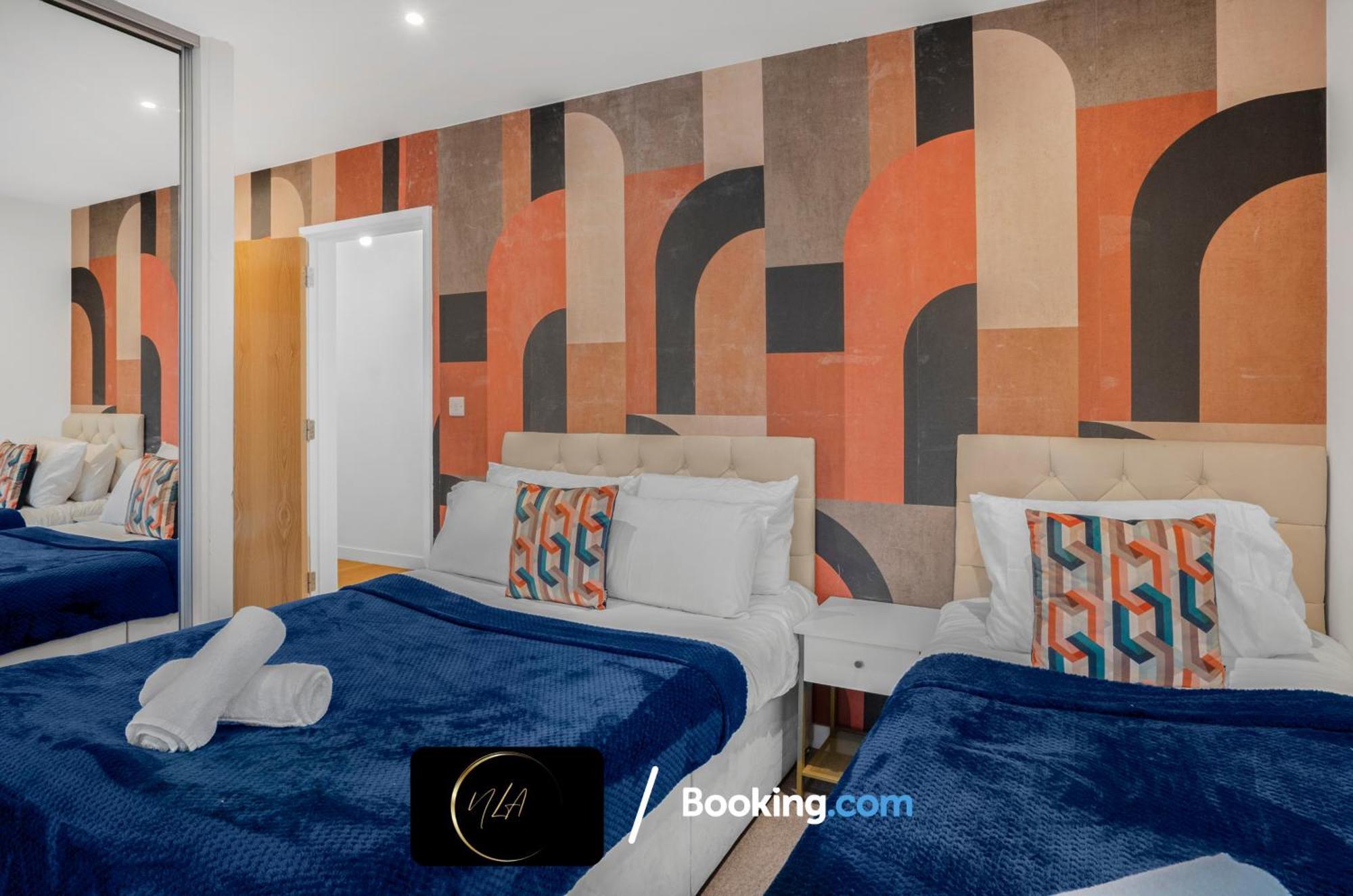 City Centre Apartment With Free Parking, 2 Bathrooms, Netflix And Wifi - Suitable For Contractors And Families - By Noor Luxury Accommodations Birmingham Dış mekan fotoğraf