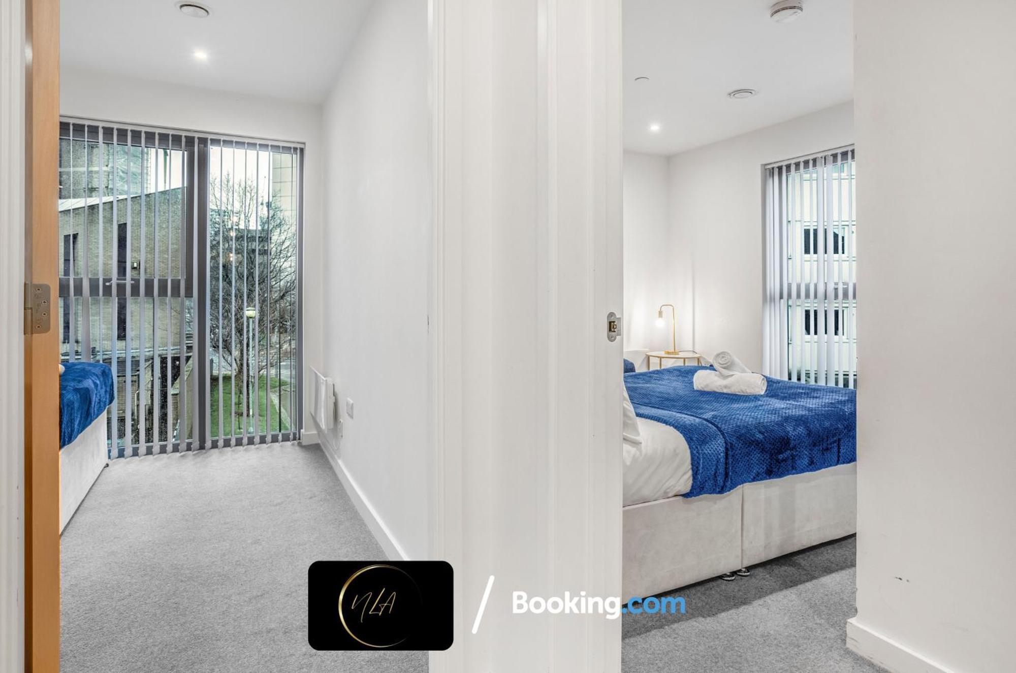 City Centre Apartment With Free Parking, 2 Bathrooms, Netflix And Wifi - Suitable For Contractors And Families - By Noor Luxury Accommodations Birmingham Dış mekan fotoğraf
